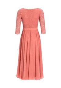 Swing Sukienka koktajlowa 77761710 Koralowy Regular Fit. Kolor: pomarańczowy. Materiał: syntetyk. Styl: wizytowy #7