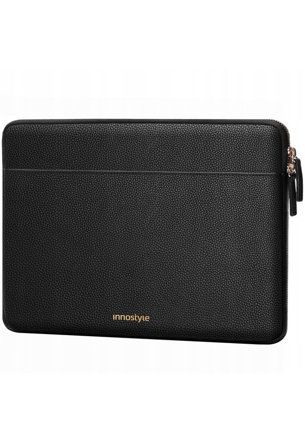 Innostyle - INNOSTYLE TORBA NA LAPTOPA SKÓRZANA 14 WODOODPORNA ETUI LUX LEATHER CZARNA. Kolor: czarny. Materiał: skóra