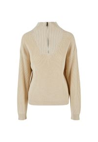 Damski sweter oversize z dzianiny Urban Classics. Kolor: biały. Materiał: dzianina. Sezon: zima #1