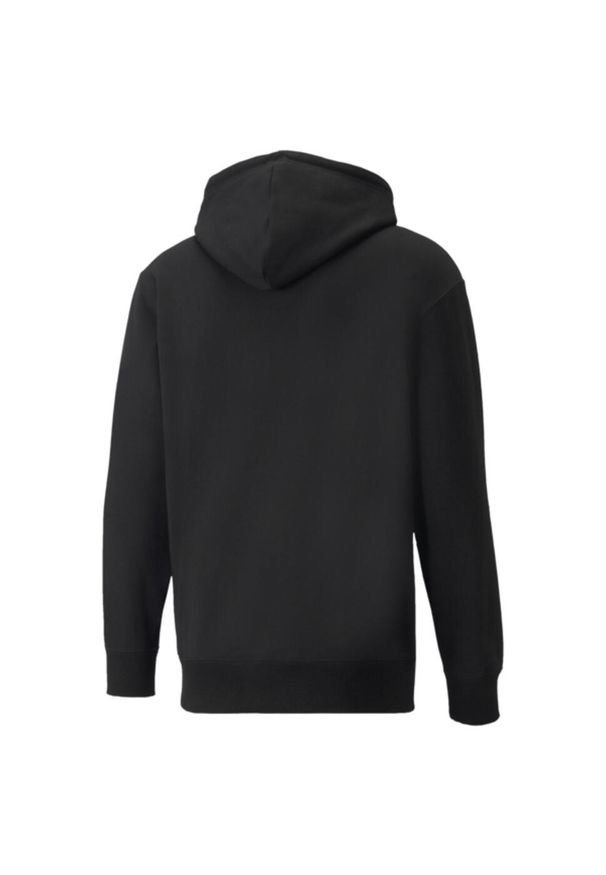 Bluza dresowa męska Puma SWXP GRAPHIC. Typ kołnierza: kaptur. Kolor: czarny. Materiał: dresówka
