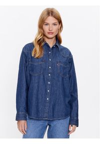 Levi's® Koszula jeansowa Donovan Western A5974-0007 Granatowy Relaxed Fit. Kolor: niebieski. Materiał: bawełna