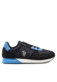 U.S. Polo Assn. Sneakersy NOBIL011M/CNH1 Czarny. Kolor: czarny. Materiał: materiał