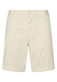 BOSS Szorty materiałowe H-Slice 50540743 Écru Regular Fit. Materiał: bawełna