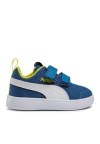 Puma Sneakersy Courtflex v2 Mesh V Inf 371759 07 Niebieski. Kolor: niebieski. Materiał: mesh, materiał