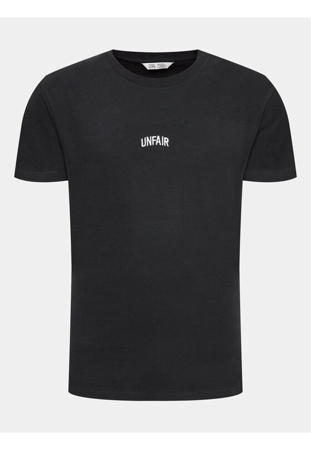 Unfair Athletics T-Shirt UNFR22-110 Czarny Regular Fit. Kolor: czarny. Materiał: bawełna