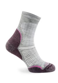 BRIDGEDALE - Damskie skarpety trekkingowe Bridgedale Ultralight T2 Performance Crew Merino. Kolor: szary