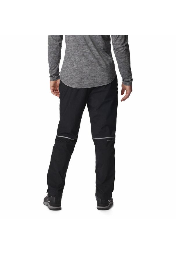columbia - Spodnie Wodoodporne Męskie Columbia Hazy Trail Rain Pant. Kolor: czarny. Długość: długie. Sport: turystyka piesza