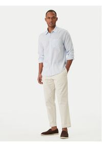 Calvin Klein Jeans Koszula LV04RF121G Błękitny Regular Fit. Kolor: niebieski. Materiał: wiskoza #4