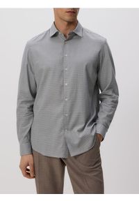 Reserved - Koszula regular z bawełny egipskiej - jasnoszary. Kolor: szary. Materiał: bawełna #1