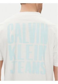 Calvin Klein Jeans T-Shirt Painted J30J327523 Biały Regular Fit. Kolor: biały. Materiał: bawełna #2