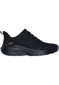 skechers - Adidasy Skechers Bobs Squad Waves-jus, Kobiety. Kolor: czarny. Materiał: materiał. Sport: fitness