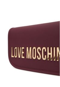 Love Moschino - LOVE MOSCHINO Torebka JC4028PP1NKD0552 Bordowy. Kolor: czerwony. Materiał: skórzane #4
