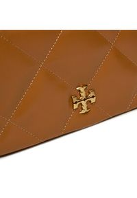 Tory Burch Torebka Kira iamond Quilt Chain Wallet 158624 Brązowy. Kolor: brązowy. Materiał: skórzane