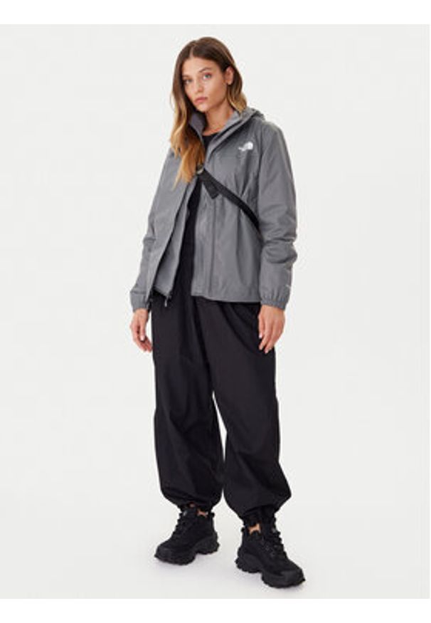The North Face Kurtka przeciwdeszczowa Antora NF0A8BKD Szary Regular Fit. Kolor: szary. Materiał: syntetyk