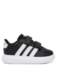 Adidas - adidas Sneakersy Grand Court 3.0 Bubble Shoes Infants KI3234 Czarny. Kolor: czarny. Materiał: skóra #1