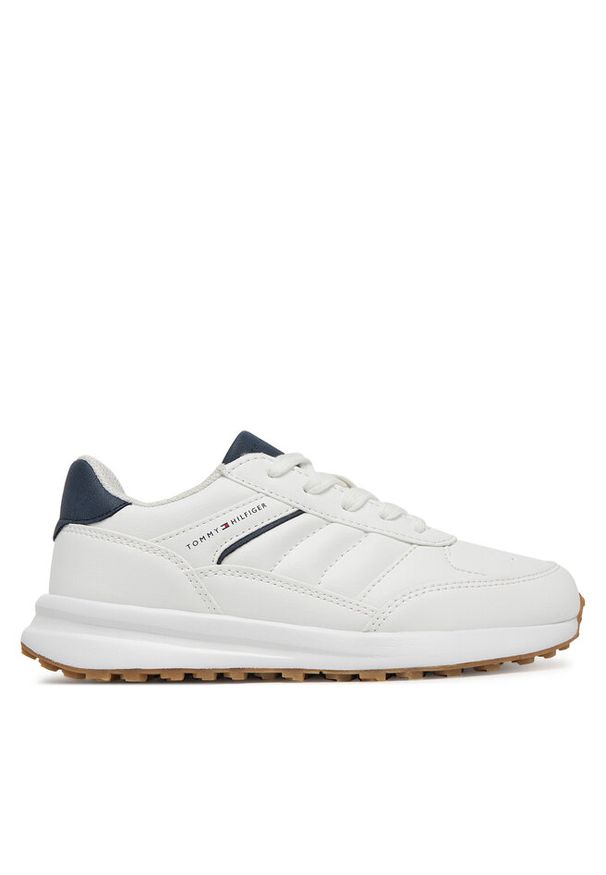 TOMMY HILFIGER - Sneakersy Tommy Hilfiger. Kolor: biały
