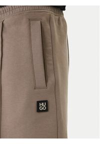 Hugo - HUGO Szorty sportowe Dimacshort 50562844 Beżowy Regular Fit. Kolor: beżowy. Materiał: bawełna. Styl: sportowy #4