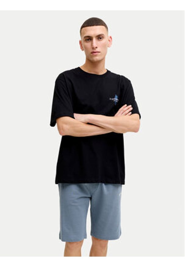 Jack & Jones Szorty sportowe Gordon 12288638 Niebieski Regular Fit. Kolor: niebieski. Materiał: bawełna. Styl: sportowy