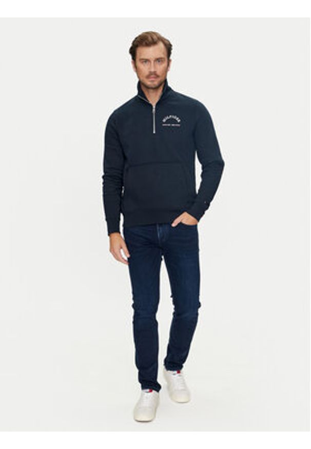 TOMMY HILFIGER - Tommy Hilfiger Jeansy Denton MW0MW35728 Granatowy Straight Fit. Kolor: niebieski