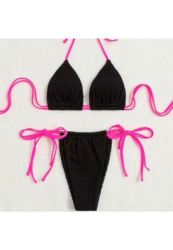 Intica - Strój kąpielowy dwuczęściowy wiązany na lato Shanae. Kolor: wielokolorowy. Materiał: materiał