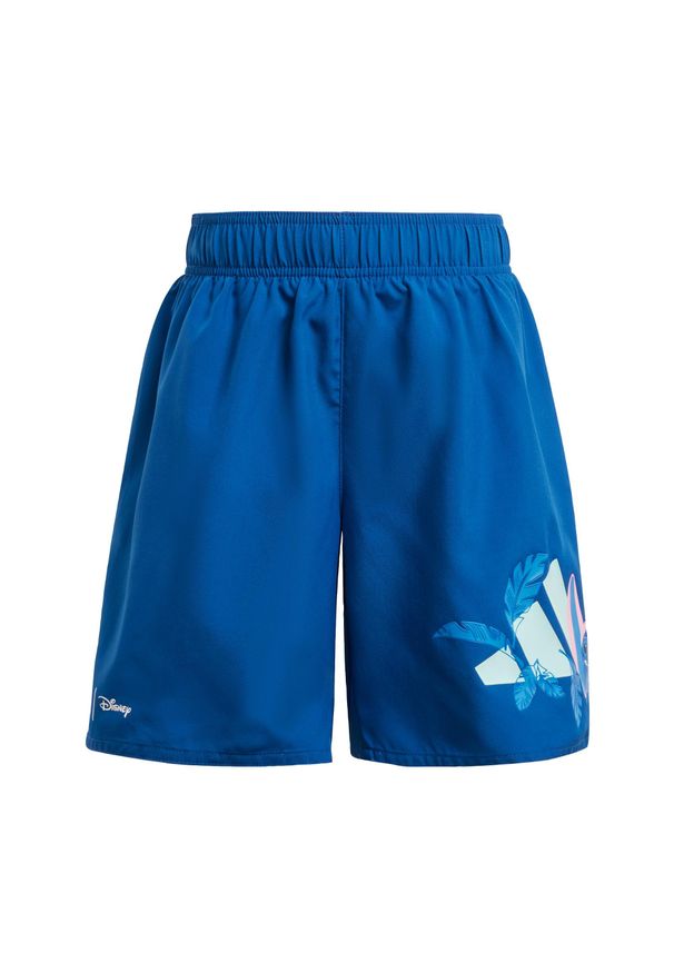 Szorty Adidas X Disney Lilo And Stitch Swim 5 Inch. Kolor: niebieski. Materiał: materiał. Wzór: motyw z bajki