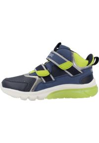 Geox - Buty GEOX J CIBERDRON Niebieski. Kolor: niebieski. Materiał: syntetyk, tkanina. Sport: turystyka piesza