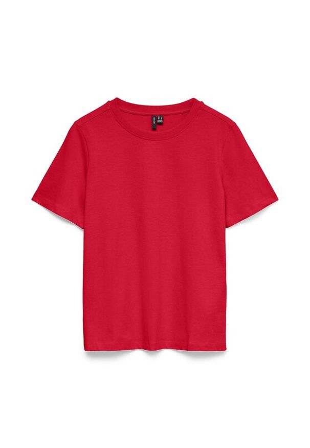 Vero Moda T-Shirt Paulina 10316991 Różowy Regular Fit. Kolor: różowy. Materiał: bawełna