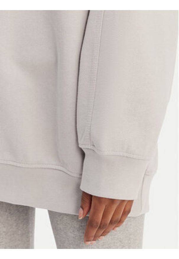 Adidas - adidas Bluza Essentials KD9121 Szary Oversize. Kolor: szary. Materiał: bawełna
