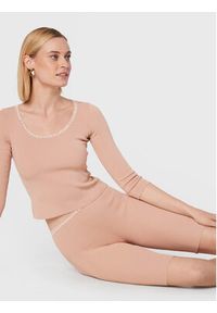 Elisabetta Franchi Kolarki KS-05B-26E2-V210 Różowy Slim Fit. Kolor: różowy. Materiał: syntetyk