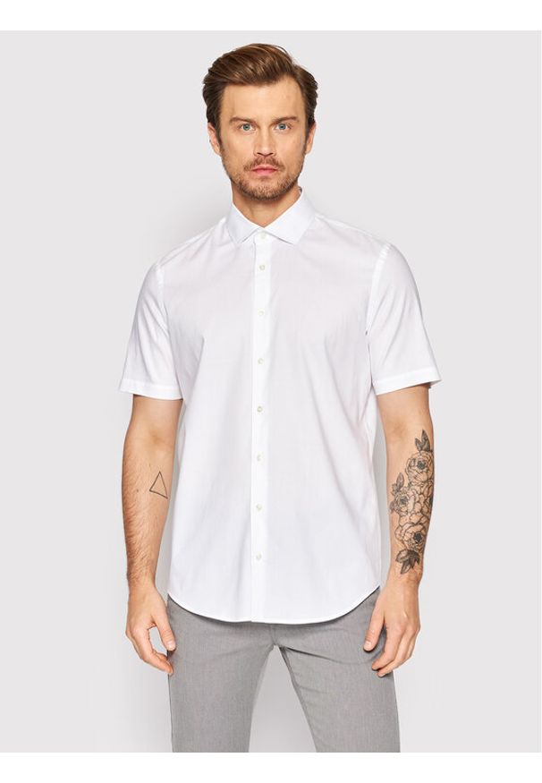 Pierre Cardin Koszula C6 15490/000/9000 Biały Regular Fit. Kolor: biały. Materiał: bawełna