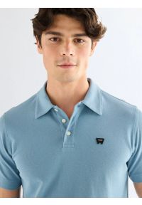 Wrangler - MESKA KOSZULKA WRANGLER POLO SHIRT CAPTAINS BLUE 112378448. Typ kołnierza: polo #3