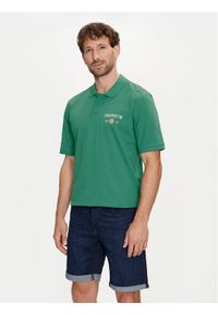 Jack & Jones Polo Jprblaalfie 12259678 Zielony Regular Fit. Typ kołnierza: polo. Kolor: zielony. Materiał: bawełna