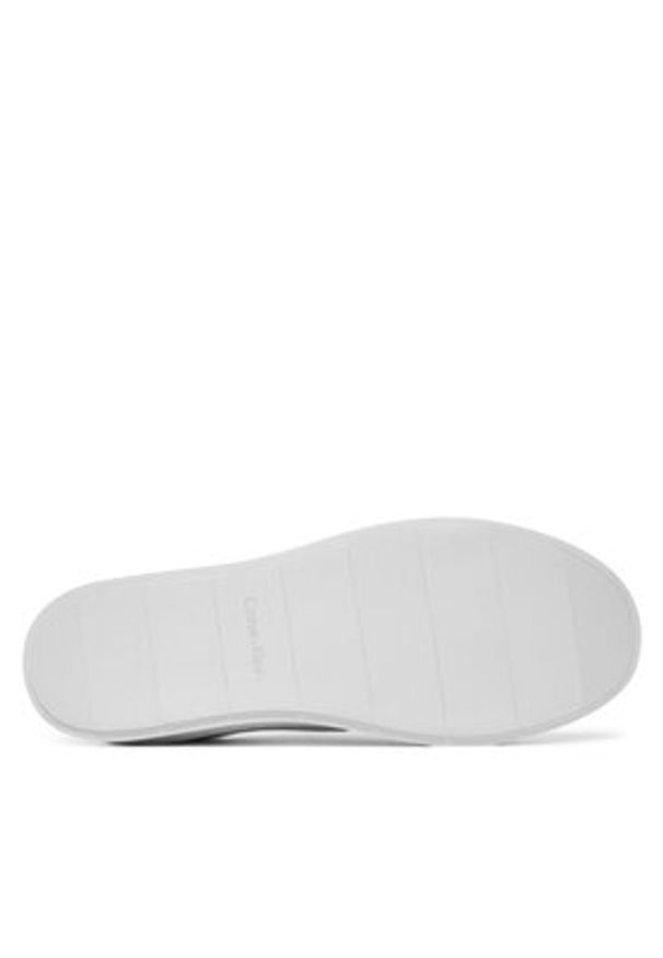 Calvin Klein Sneakersy Low Top Lace Up HM0HM01546 Biały. Kolor: biały. Materiał: skóra