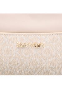 Calvin Klein Torebka Must Bucket Bag Sm Mono K60K609390 Beżowy. Kolor: beżowy. Materiał: skórzane