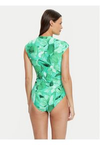 Seafolly Strój kąpielowy Secret Garden 60276-220 Zielony. Kolor: zielony. Materiał: syntetyk