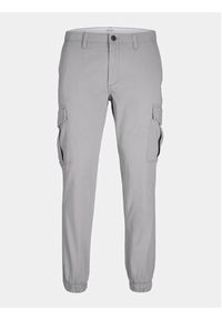 Jack & Jones - Jack&Jones Joggery Marco 12186889 Szary Slim Fit. Kolor: szary. Materiał: bawełna #4