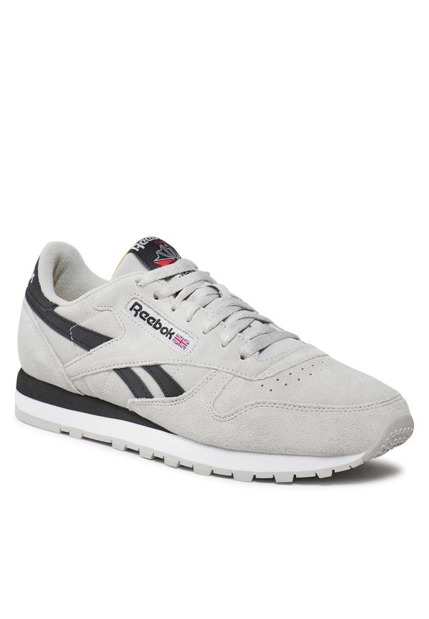 Buty Reebok Classic Leather ID1593 Szary. Kolor: szary. Materiał: skóra