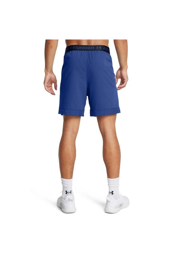 Spodenki krótkie męskie Under Armour Vanish Woven 6in Grph Sts. Kolor: niebieski. Długość: krótkie