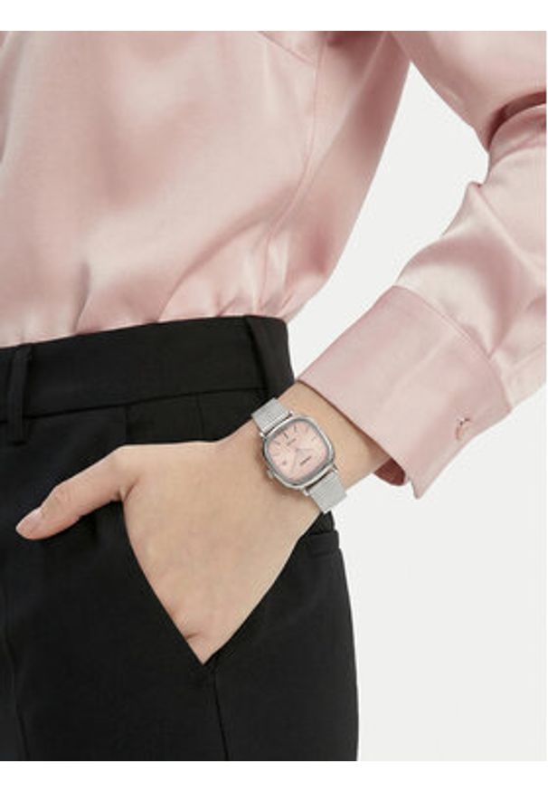 Casio Zegarek LTP-B166D-4AVEF Srebrny. Kolor: srebrny