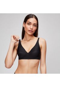 Intica - Biustonosz z głębokim dekoltem do codziennych stylizacji Jacquelin. Kolor: różowy. Materiał: materiał #9