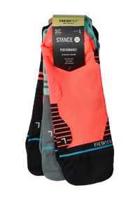 Skarpety do biegania Stance Quantum Tab 3 Pack. Kolor: czarny