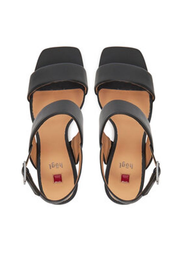 HÖGL Sandały Peach 9-106500 Czarny. Kolor: czarny. Materiał: skóra