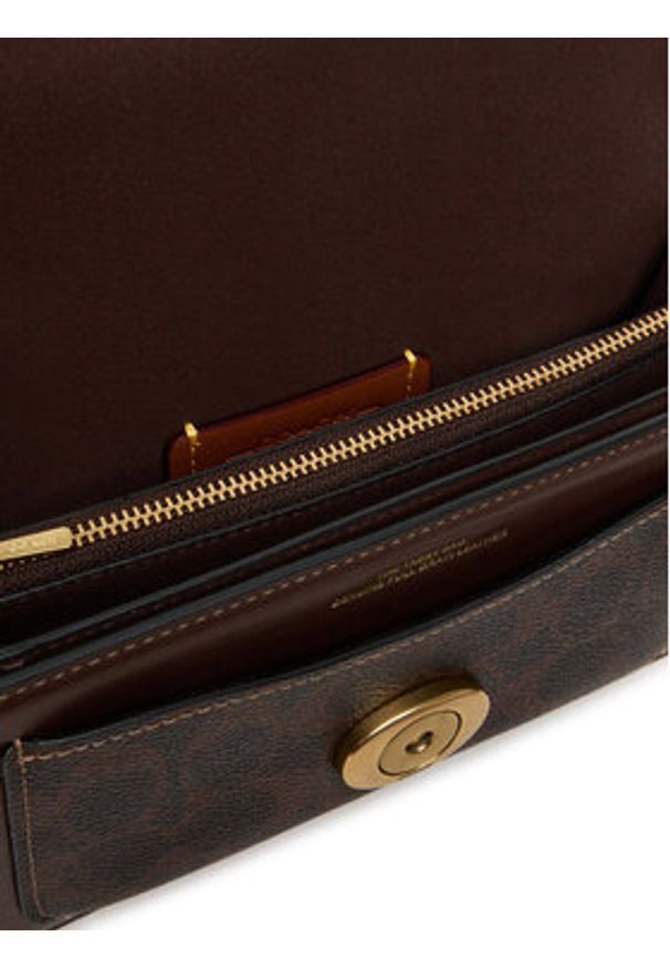 Coach Torebka Tabby CY200 Brązowy. Kolor: brązowy. Materiał: skórzane