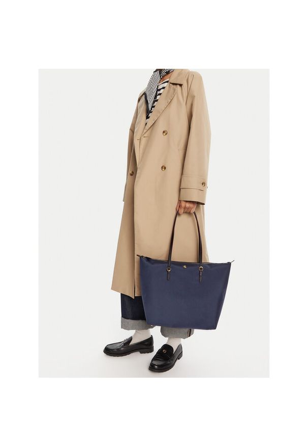 Lauren Ralph Lauren - Torebka LAUREN RALPH LAUREN. Kolor: niebieski