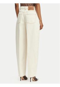 Hugo - HUGO Jeansy Gimine_5 50561201 Écru Barrel Fit. Kolor: kremowy #3