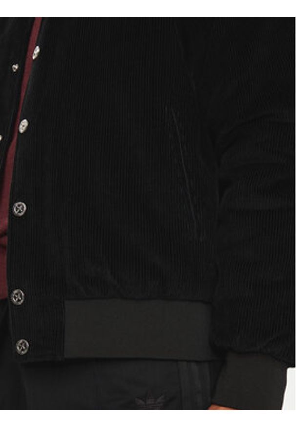 John Richmond Kurtka bomber UMA24090GB Czarny Regular Fit. Kolor: czarny. Materiał: bawełna