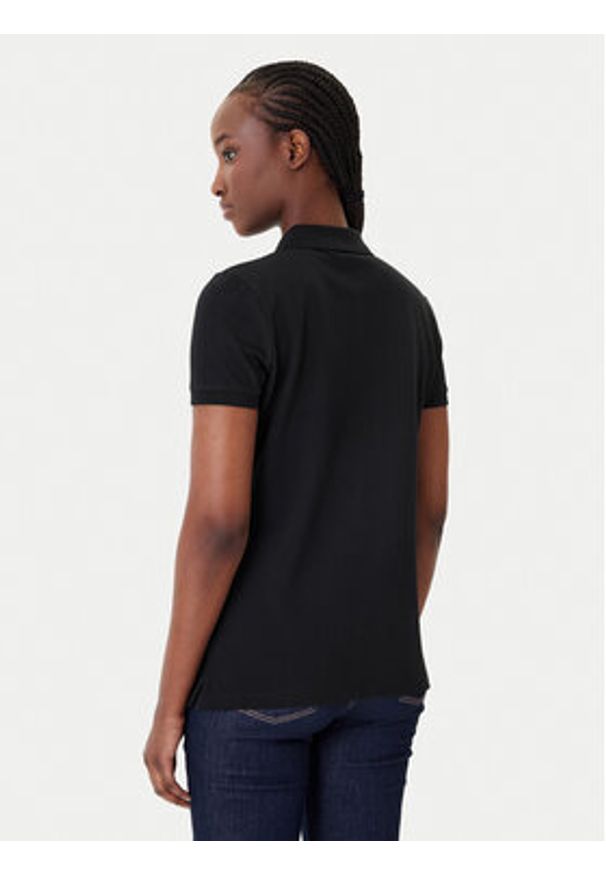 Lauren Ralph Lauren - LAUREN RALPH LAUREN Polo 200679219003 Czarny Regular Fit. Typ kołnierza: polo. Kolor: czarny. Materiał: bawełna