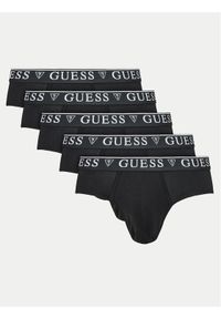 Guess Komplet 5 par slipów U4YG20 K6YW1 Czarny. Kolor: czarny. Materiał: bawełna