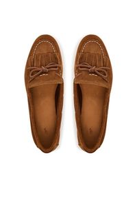 Polo Ralph Lauren Loafersy 818942648003 Brązowy. Kolor: brązowy. Materiał: skóra, zamsz #4