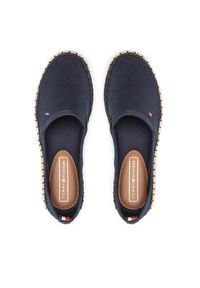 TOMMY HILFIGER - Tommy Hilfiger Espadryle Basic Tommy Flat Espadrille FW0FW06497 Granatowy. Kolor: niebieski. Materiał: materiał #7